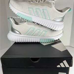 Adidas Kaptir Flow 2.0 Women's White & Mint Lightweight Running Sneakers